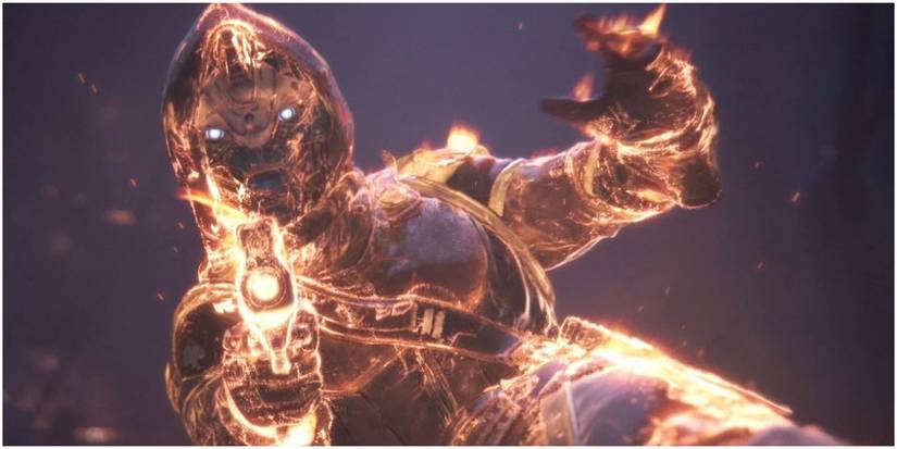 Cayde-6 Using Golden Gun Against The Skorn in the Prison of Elders