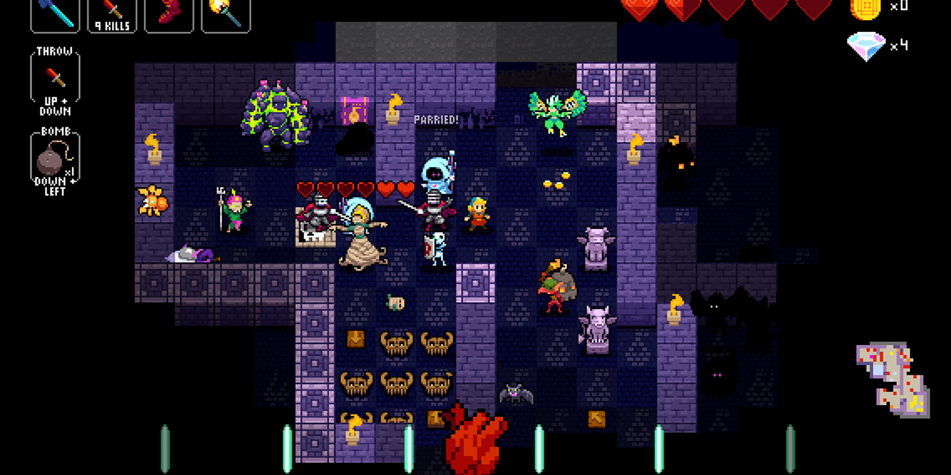 Crypt of the Necrodancer - Gameplay