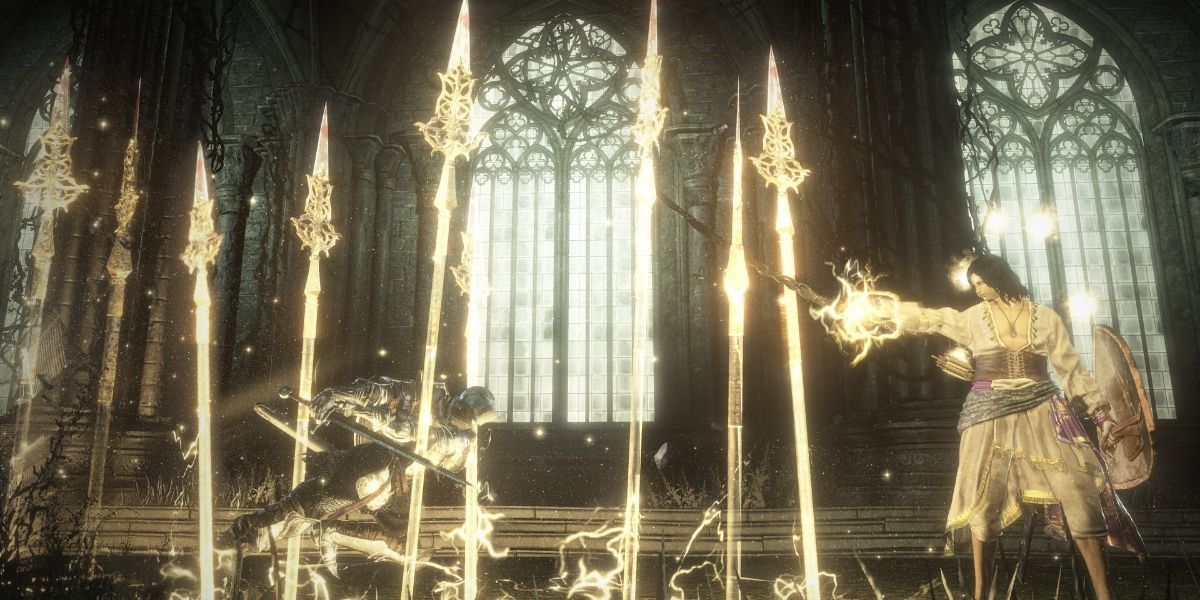 Dark Souls 3 PvP Fight In Spear Of The Church Arena.