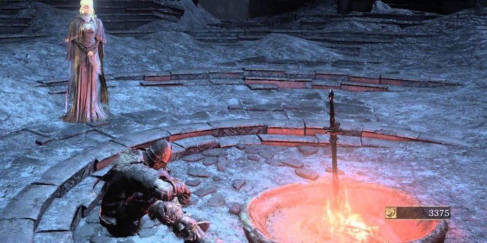 Dark Souls 3 Twisted Sword Campfire