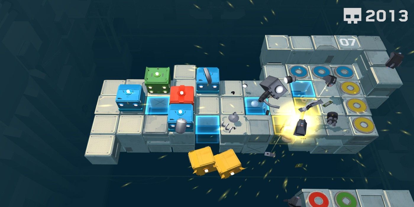 Death Squared Switch co-op gameplay