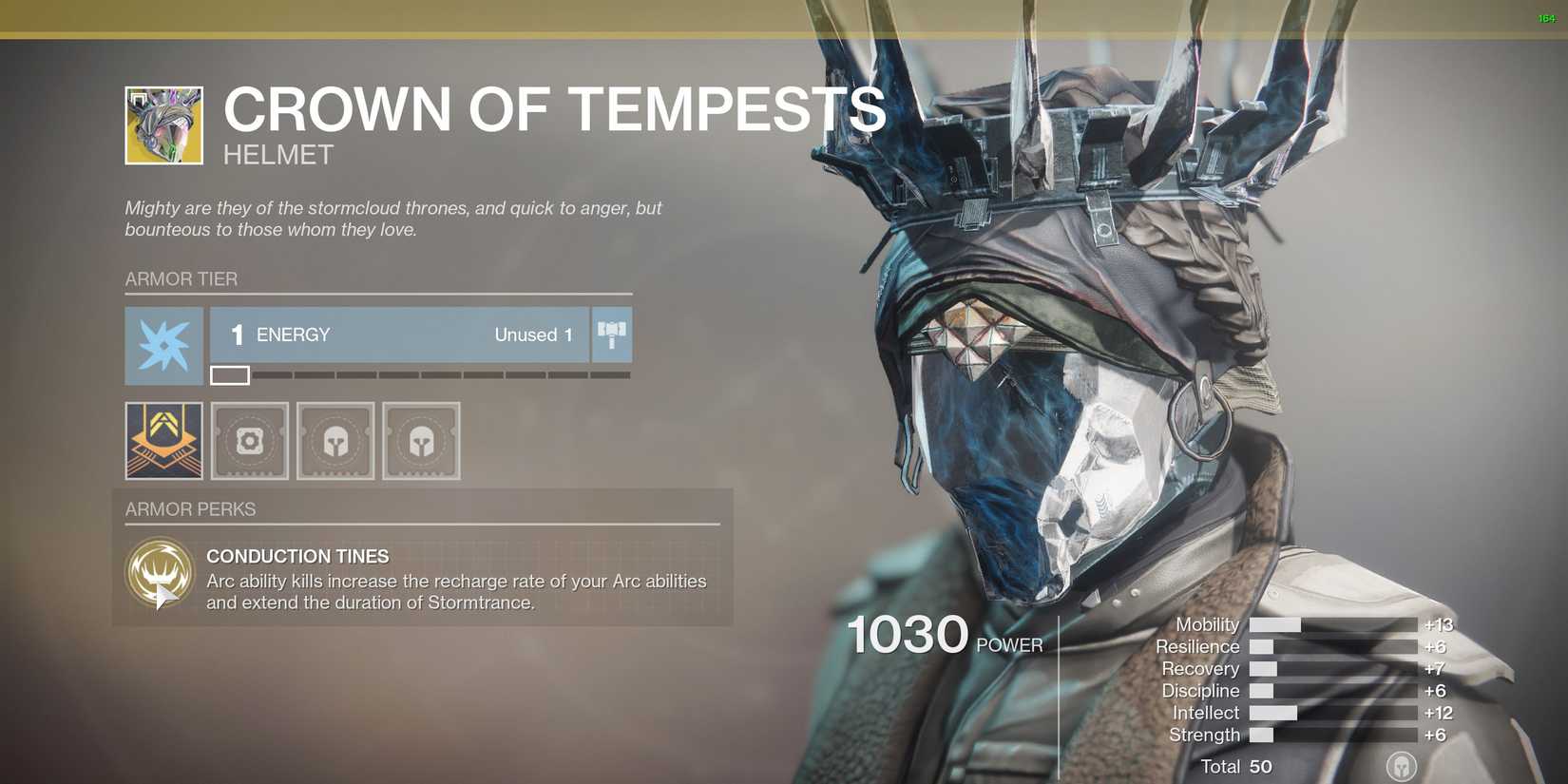 Exotic Armor: The Crown of Tempests