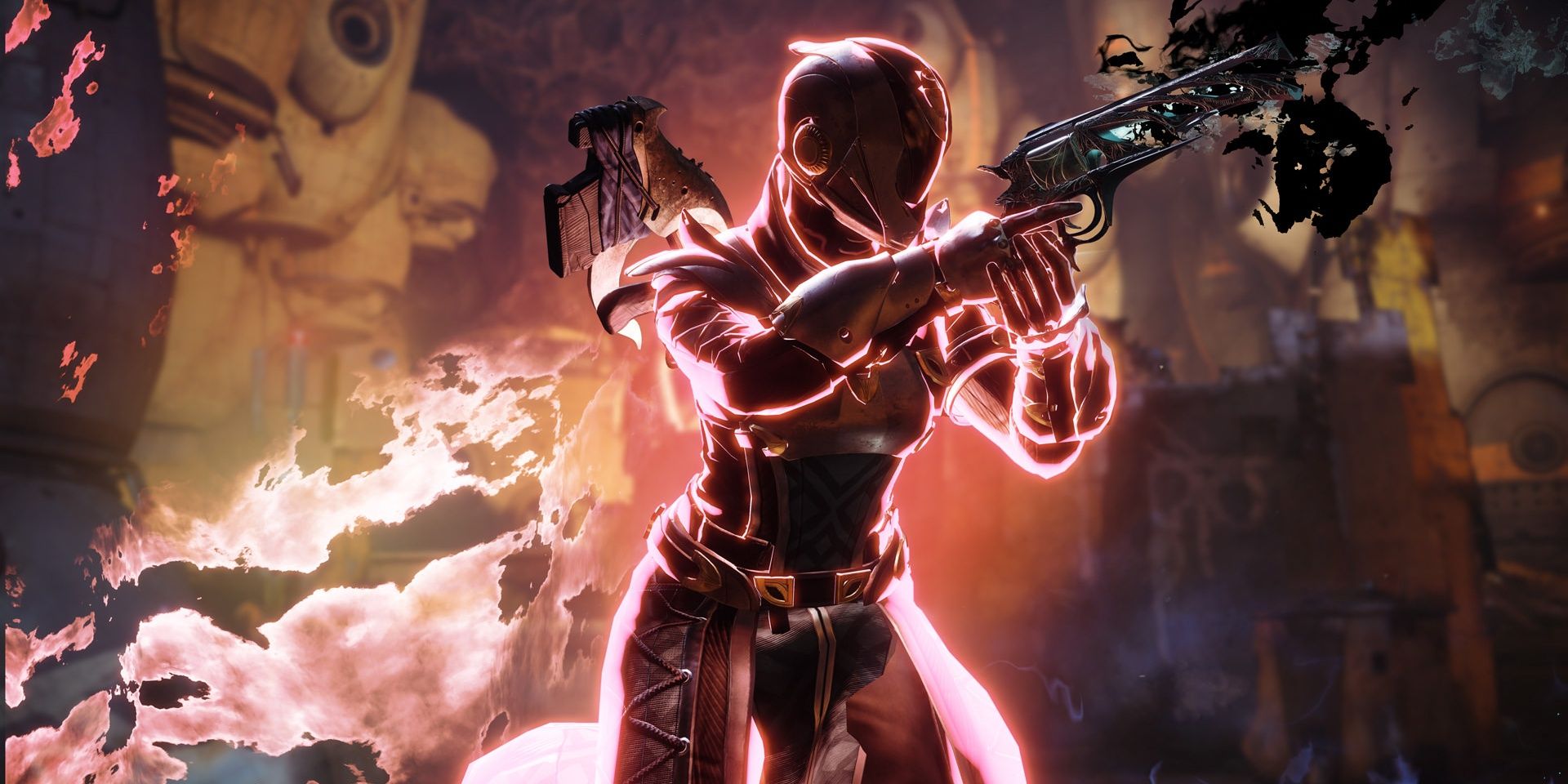Enemy Invader holding a hand cannon in Gambit in Destiny 2