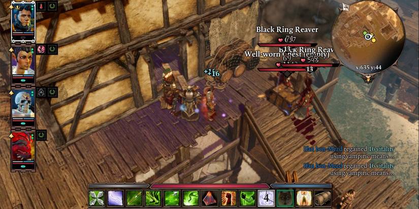 DOS2: A Chest just falling on a couple of characters