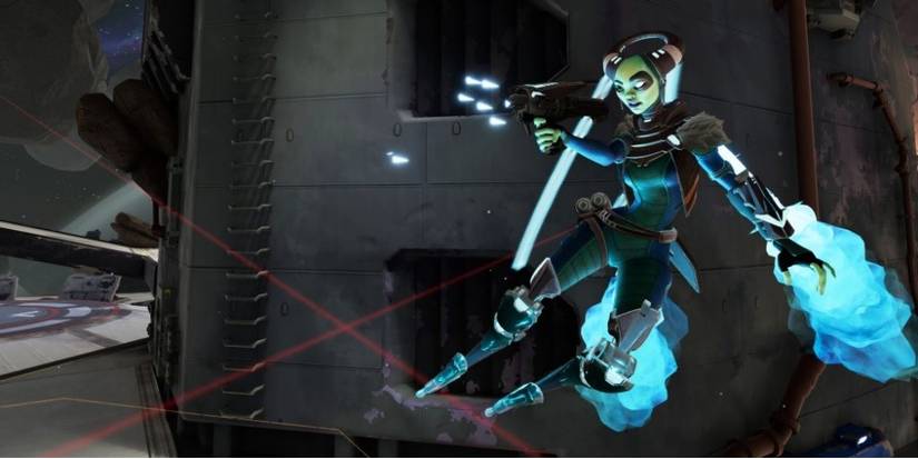 Drifters Loot The Galaxy Laser Grid Shooting Floating