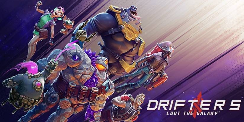 Drifters Loot The Galaxy Promotional Art With Characters