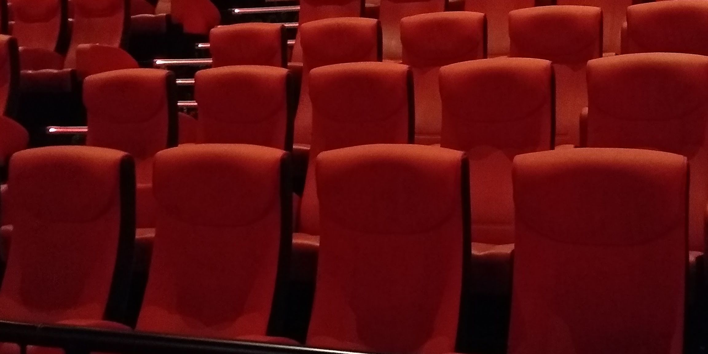 Empty theater red