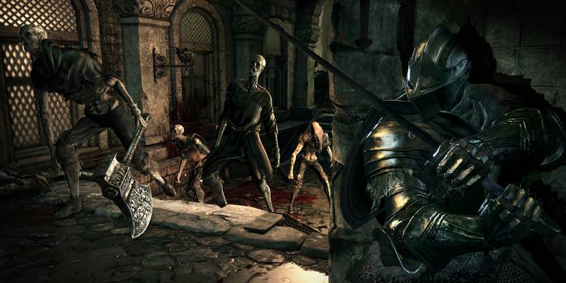 Horde of Enemies in Dark Souls