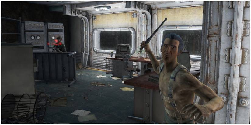 Gunners attacking the player inside of the vault