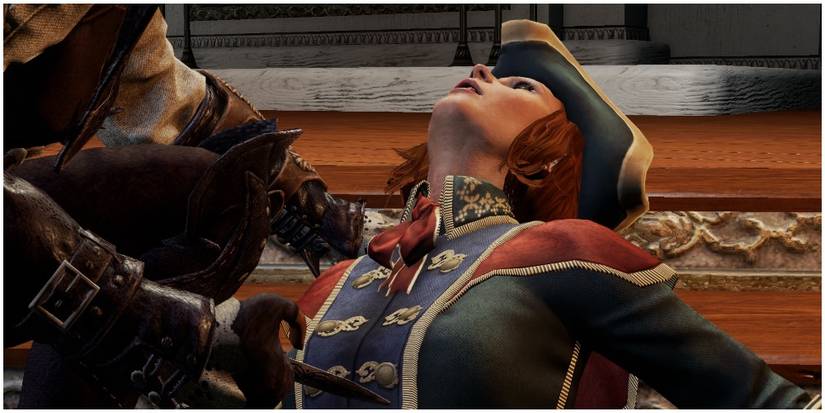 Aveline after stabbing her stepmother