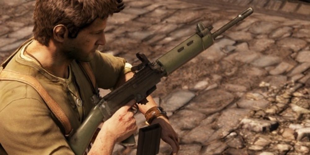FAL Rifle in uncharted