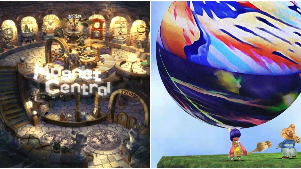 Gameplay screenshots of Final Fantasy IX.