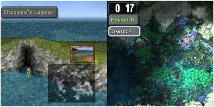 Gameplay screenshots of Final Fantasy IX.
