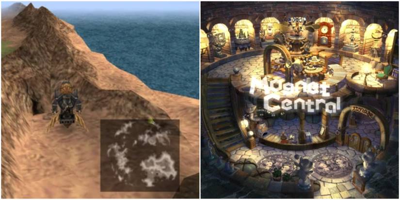 Gameplay screenshots of Final Fantasy IX.