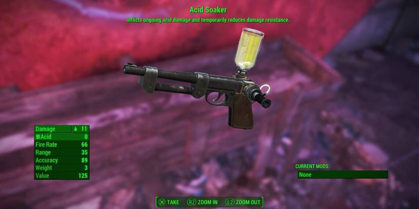 Fallout 4 Acid Soaker Unique Weapon