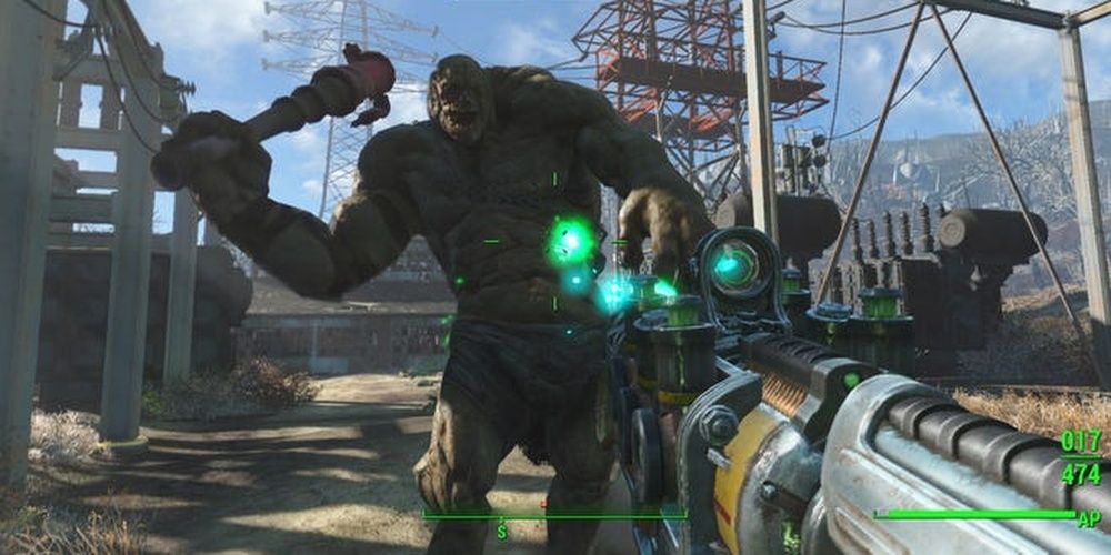 Fallout 4 Behemoth Rifle Fight