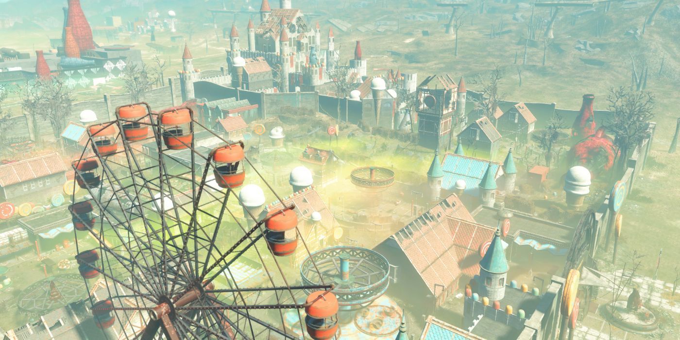 Fallout 4 Kiddie Kingdom Aerial View