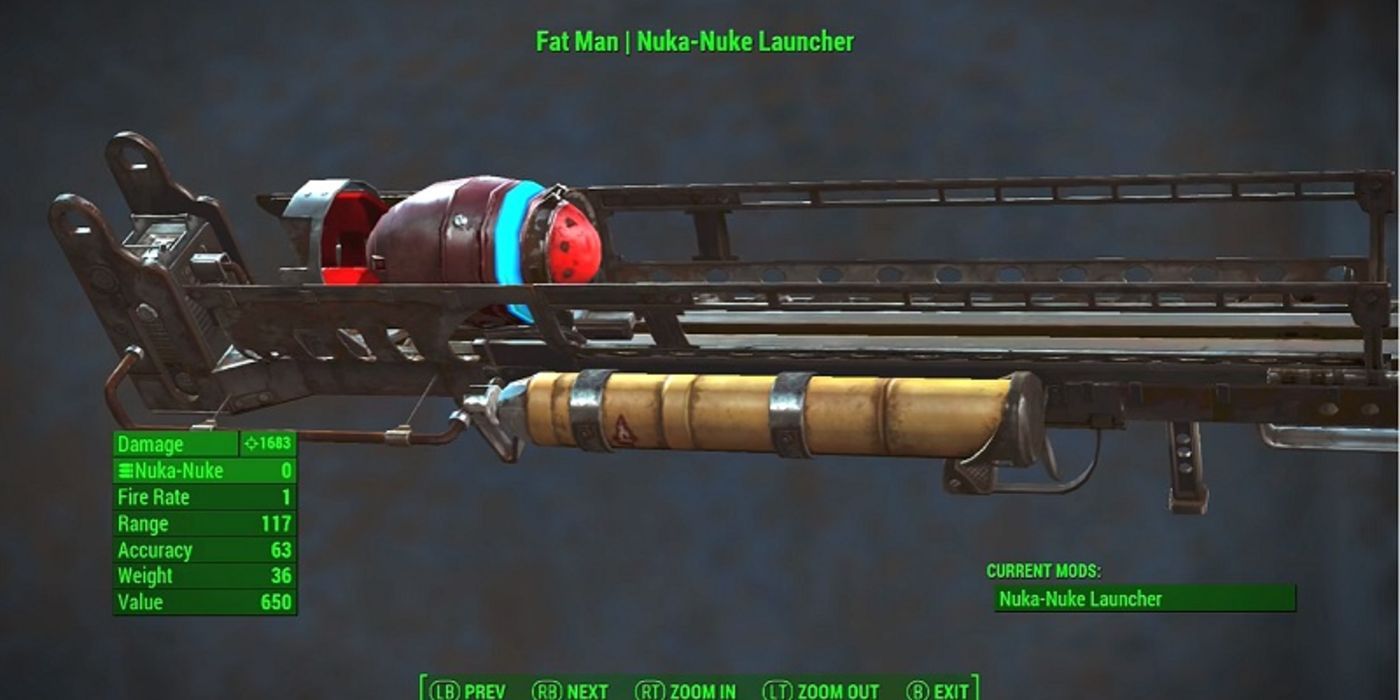 Fallout 4 Nuka Nuke Launcher