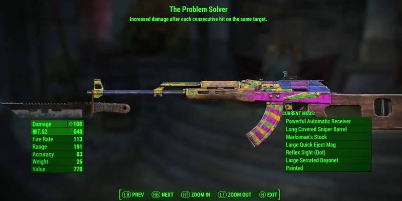 Fallout 4 Problem Solver Rifle