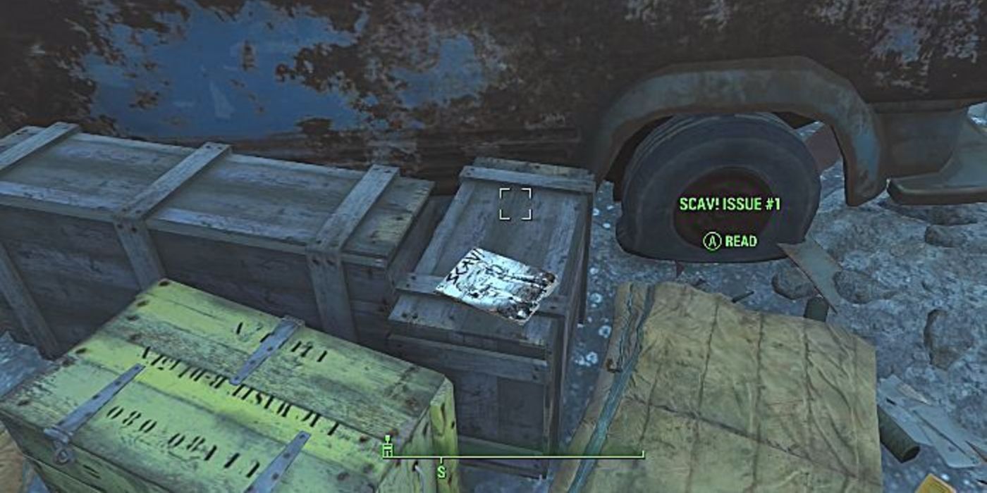 Fallout 4 Scav Magazine On Crate