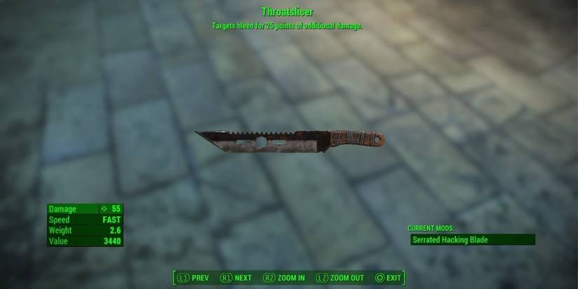 Fallout 4 Throatslicer