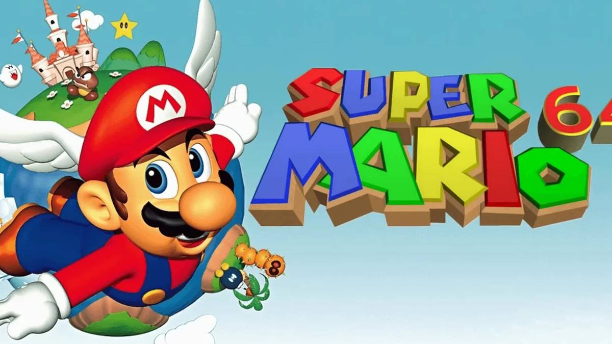 Super Mario 64 box art