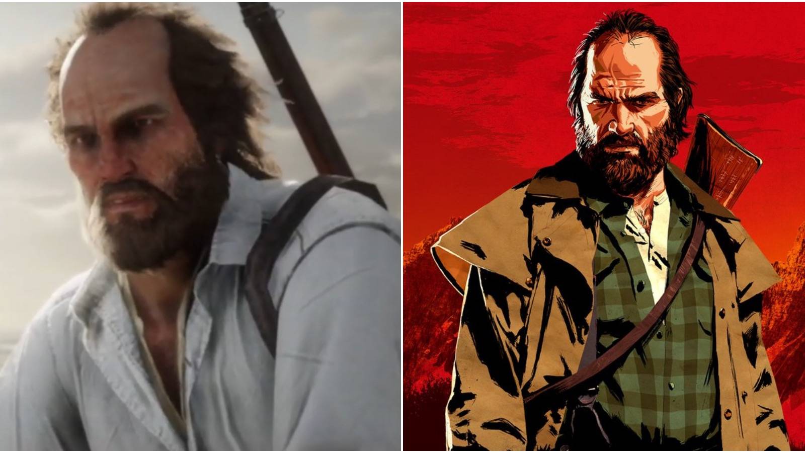 Bill Williamson in Guarma and Williamson in promotional art