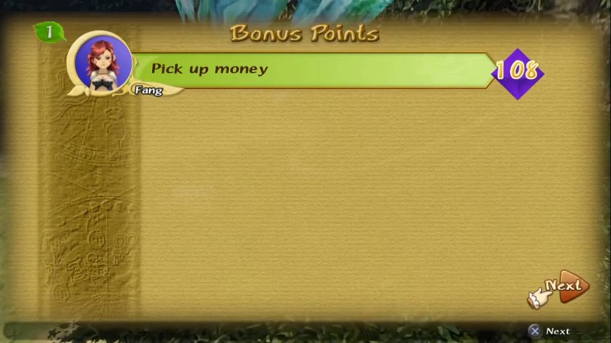 Crystal roll bonus