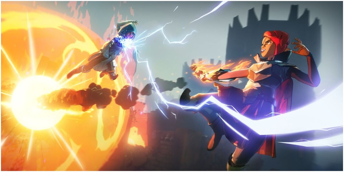 spellbreak fire vs lightning fight