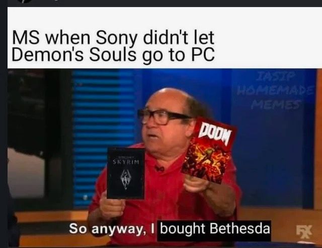 Frank Started Blasting Demon Souls Doom Bethesda Meme