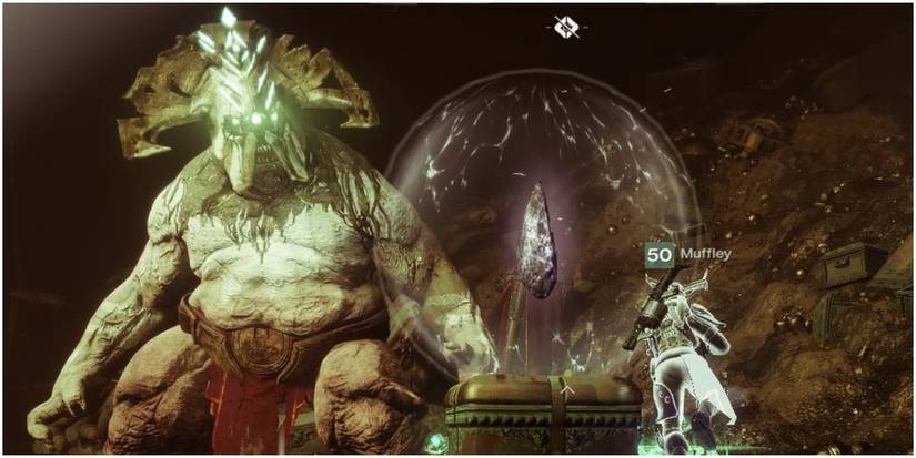 Gahlran Watching A Titan Jumping To A Crystal