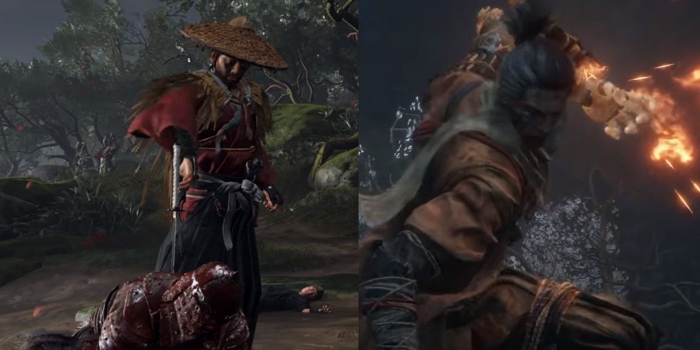 Jin compared to Wolf from Sekiro: Shadows Die Twice