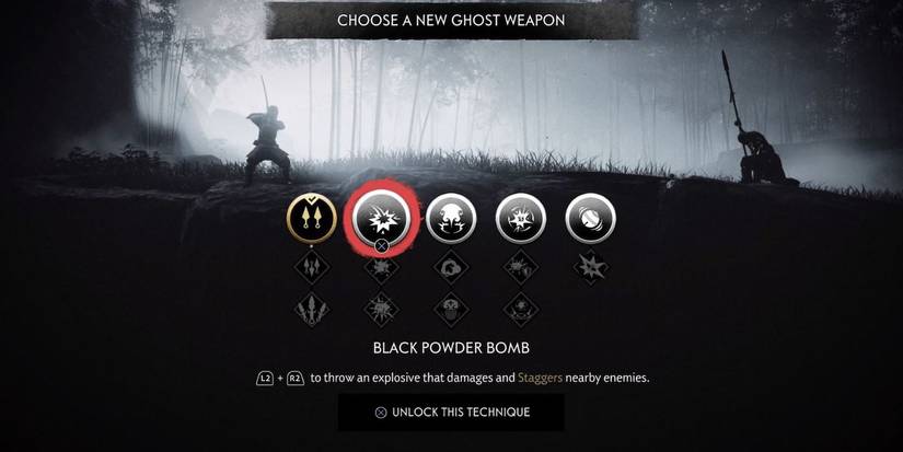 Ghost of tsuhima black powder bomb