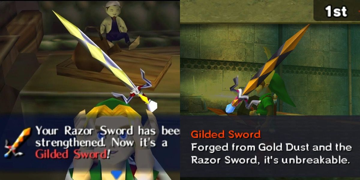The Gilded Sword from Majora's Mask