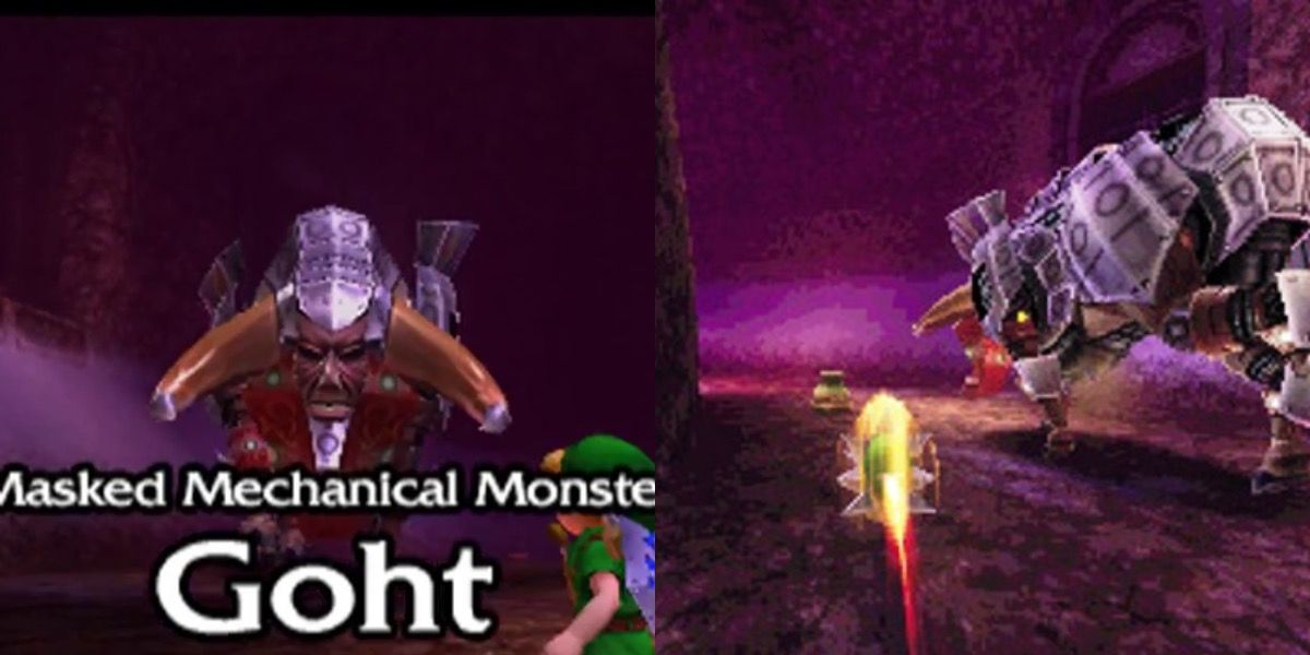 Goht battle in Zelda Majora's mask