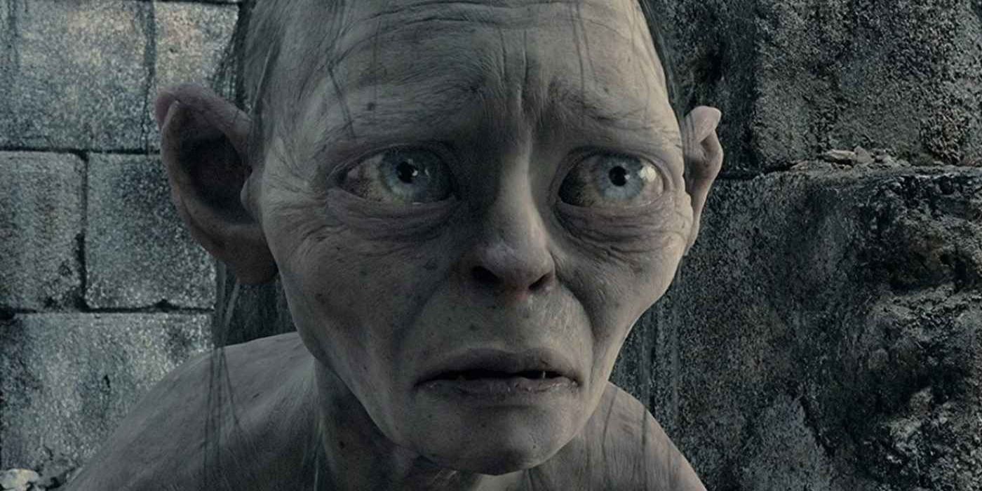 gollum by wall sad