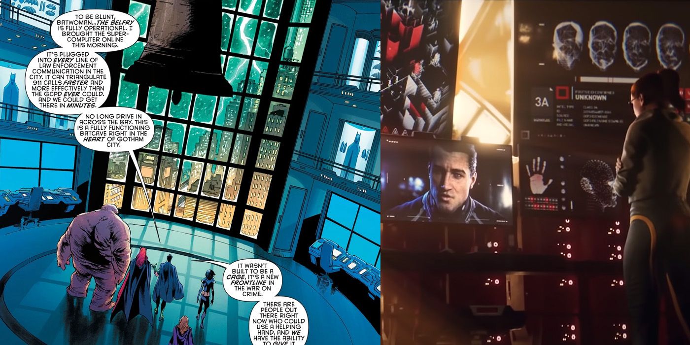 Gotham Knights: The Belfry is the base of the Gotham Knights in the comics