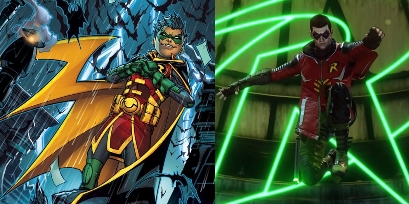 Gotham Knights: Tim Drake is wearing a costuome similar to Damian Wayne's