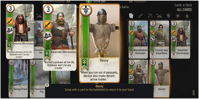 Gwent Decoy Card