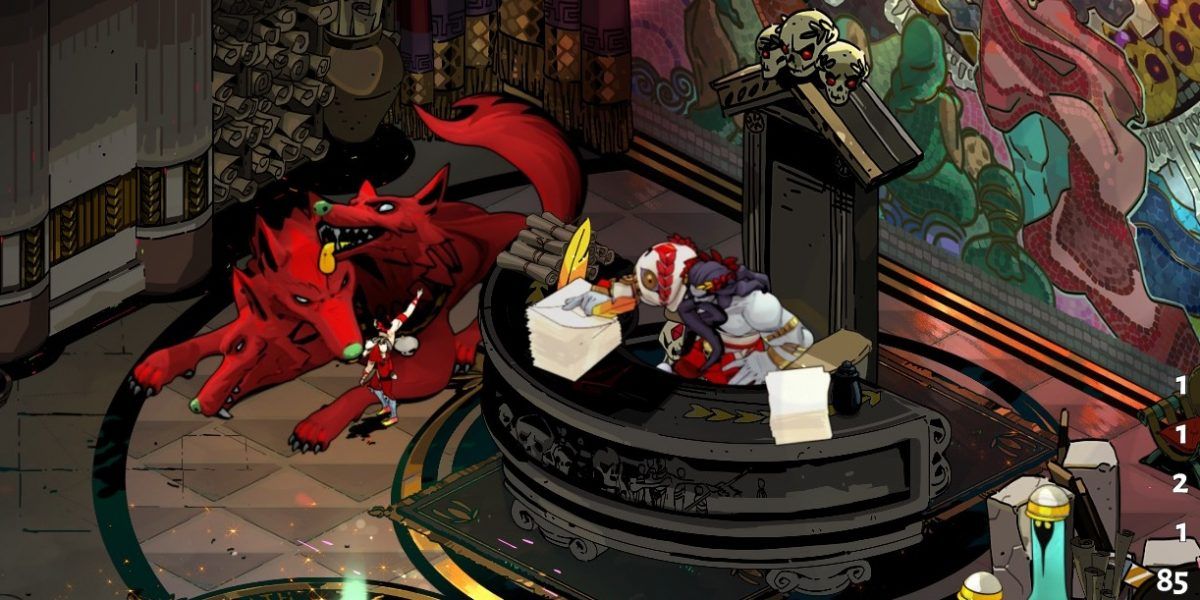 Image of Cerberus from the game Hades