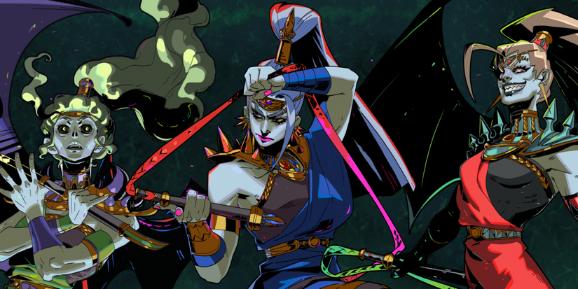 Image of the Furies From the Game Hades by Supergiant Games