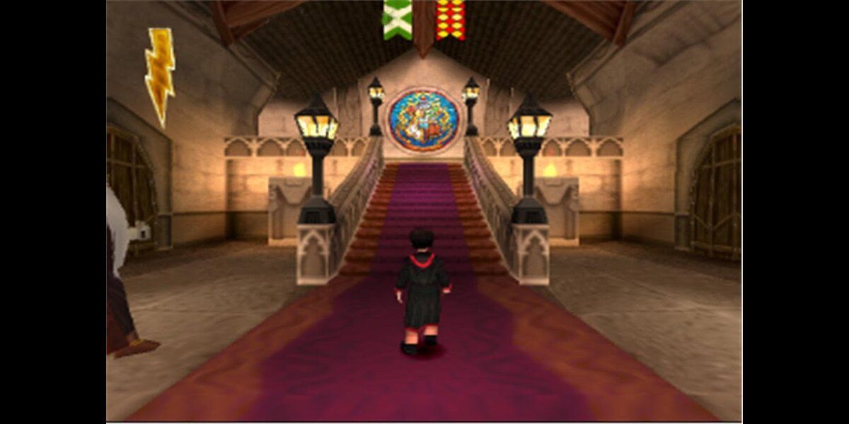 Harry Potter in the Playstation 1 game Harry Potter and the Sorcerer's Stone
