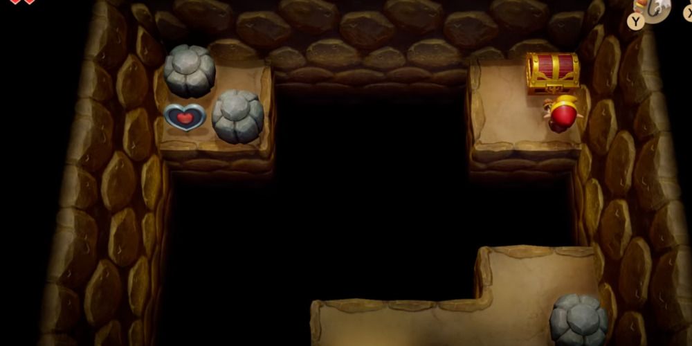 Mysterious Forest Hookshot Heart Piece in Link's Awakening