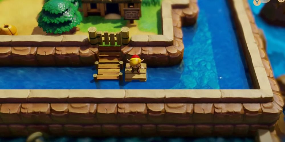Raft mini game Heart Pieces in Link's Awakening