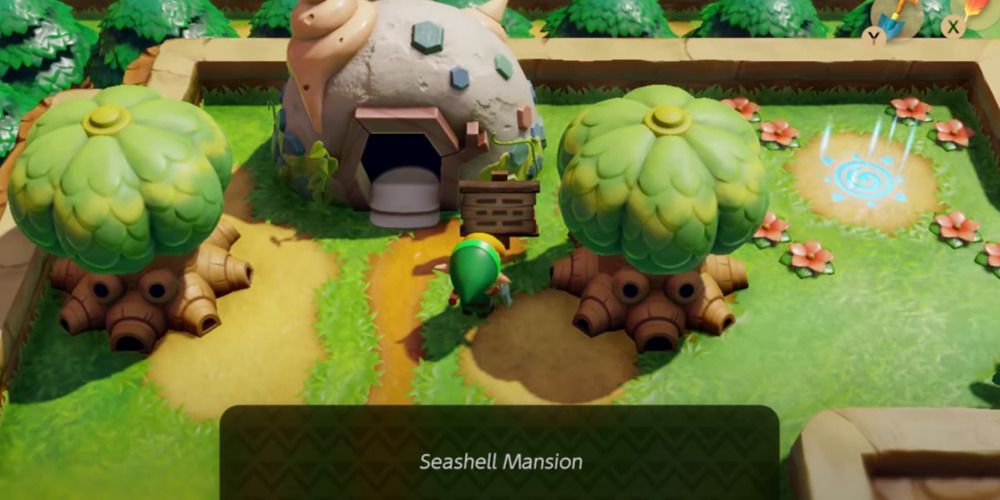 Seashell Mansion Heart Piece in Link's Awakening