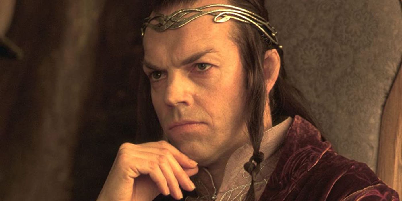 Hugo Weaving as Elrond in Peter Jackson's Lord of the Rings