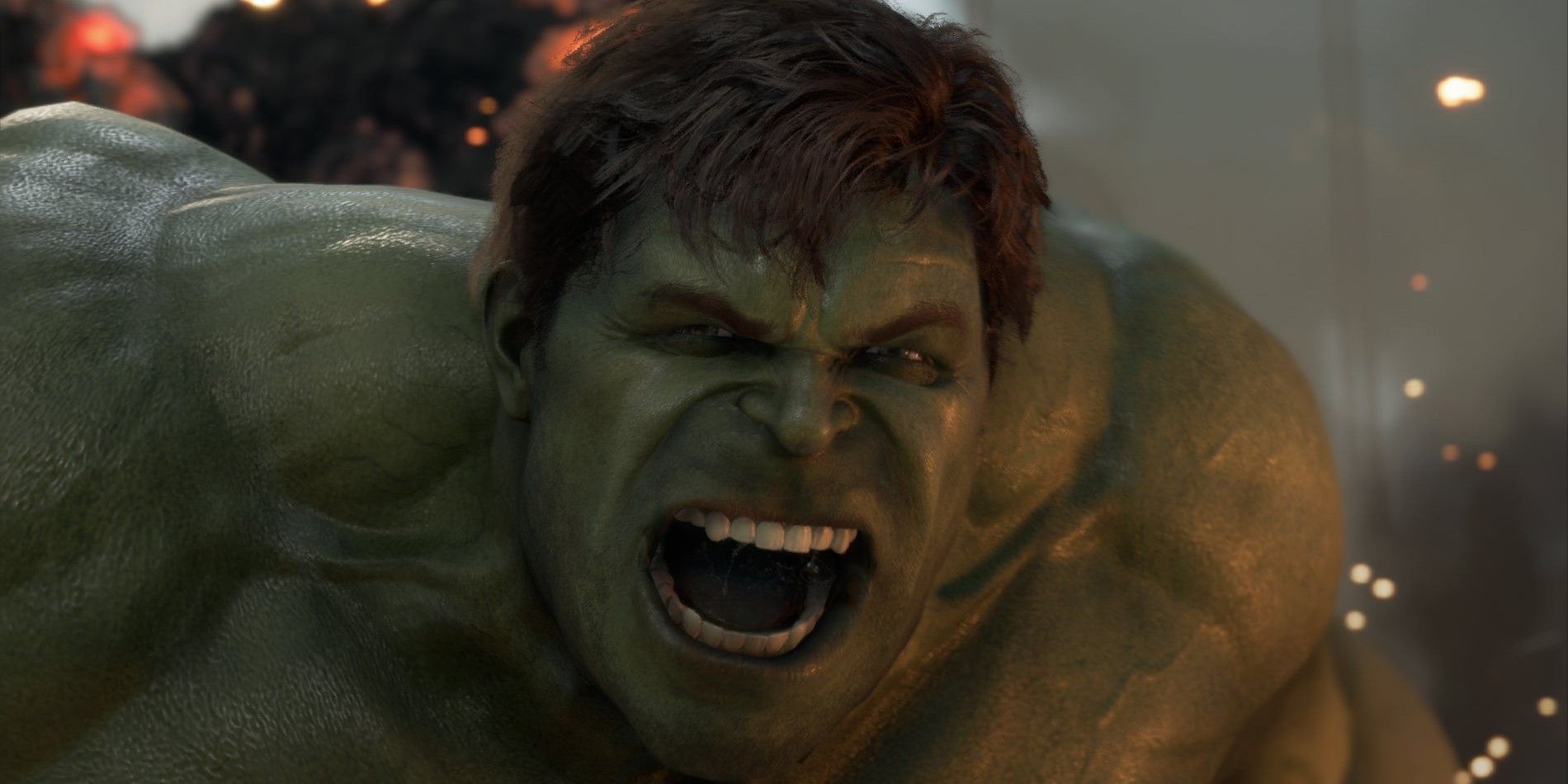 Closeup of Hulk in Marvel's Avengers