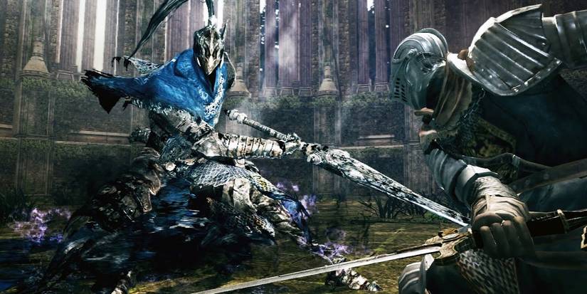 Knight Artorias the Abysswalker in the first Dark Souls DLC