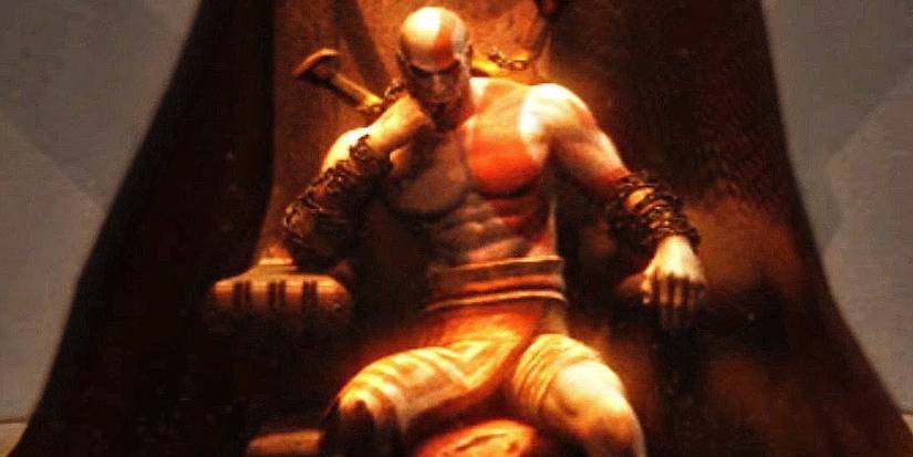 Kratos on Throne