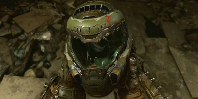Doom Slayer and his Helmet